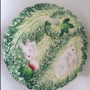 Rabbit Patch pedestal cake stand-very collectible